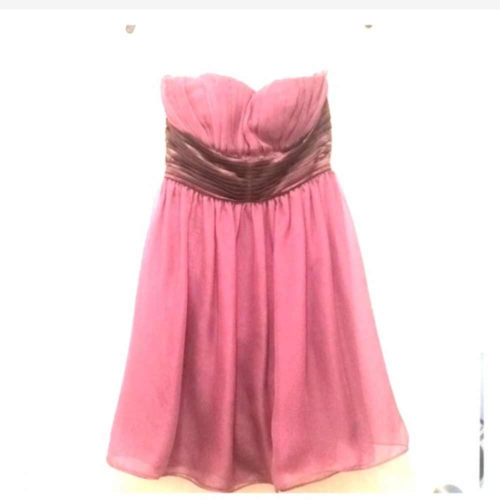 Beautiful purple strapless dress